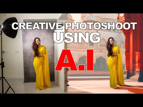 How YOU can create AMAZING portraits in studio with an AI background