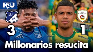 Millonarios 3-1 Real Cartagena: La victoria que revitaliza al equipo | Juan Felipe Cadavid
