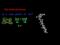 Finding the Percent in Percent Problems