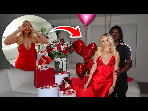 SURPRISING TRICIA WITH A ROMANTIC VALENTINE'S DAY! *EMOTIONAL*