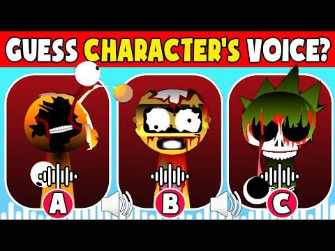 🔊 Guess The PHASE 4 Incredibox SPRUNKI Characters by their VOICE!? | Horror Oren, Simon, Black