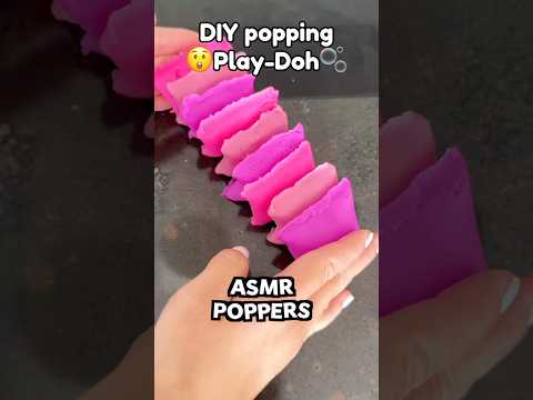 🫧DIY popping Play-Doh!?￼ #diy #diycrafts #craft #crafts #cute #cutecrafts #relaxing