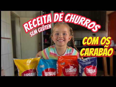 Receita de churros sem glúten com Os Carabão