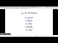 Phonics and Consonant Patterns