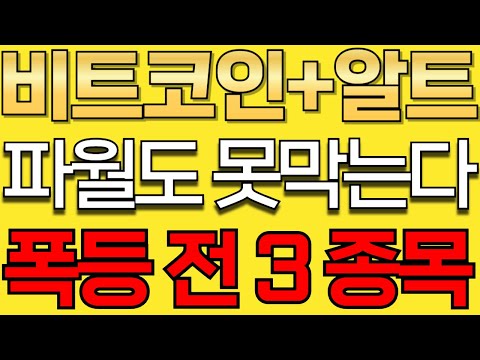 이제는 파월도 비트+알트 상승 못막는다. 트럼프 "이 한마디" 면 3배 뜁니다.