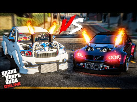 La BESTIA VS BMW M3 TWIN TURBO en GTA5
