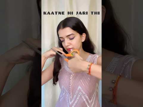 Ye Kya Kiya😭 Long to Short Hairs | #youtubeshorts #shorts #haircut #trending #viralvideo