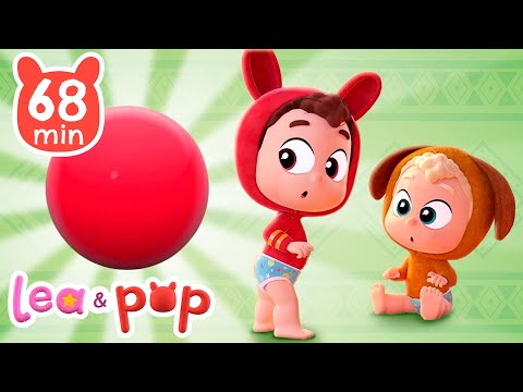 La pelota de Pop 🔴 Vídeos educativos de Lea y Pop