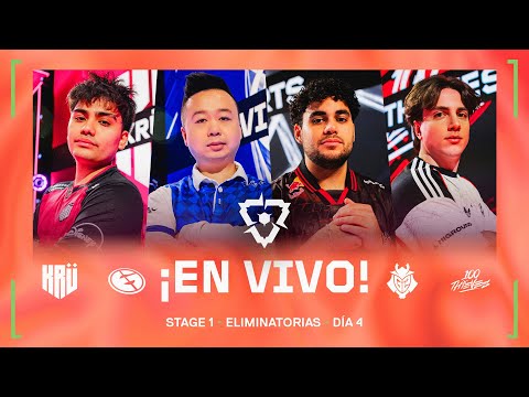 KRÜ vs EG / G2 vs 100T — VCT Americas Stage 1 — Eliminatorias Día 4