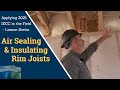 Insulation and Air Sealing Concepts