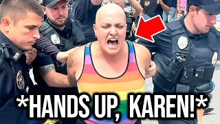 Anti ICE Karens Getting ARRESTED in The FUNNIEST Ways