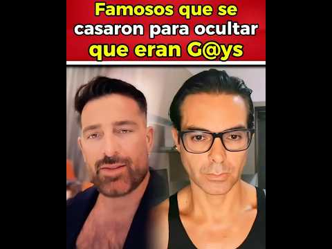 Famosos que se CASARON para ESCONDER que eran g@ys 😱 ¡Engaños, Tacones y Sorpresas! 🌈💔