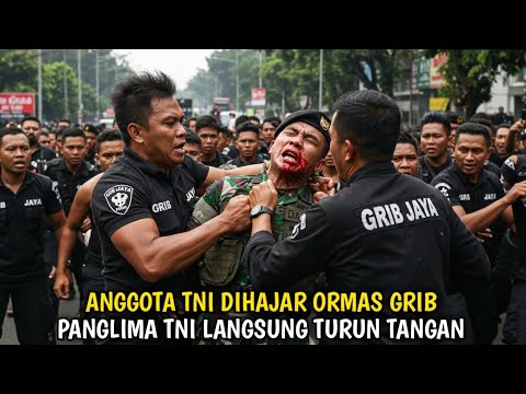 VIRAL‼️Ormas GRIB Hajar Anggota TNI Hingga Babak Belur, Panglima TNI langsung Turun Tangan