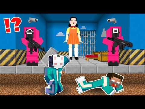 Hardest SQUID GAME Prison ESCAPE in Minecraft! (Tagalog)