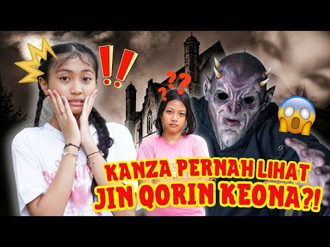 KANZA PERNAH LIAT JIN QORIN KEONA??? 😱😱😱 #vloganak #horrorstory #ceritahorrorstory #aisyahkanza