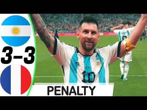 Argentina vs France 3-3 ( 4-2 ) - Goals and Penalty Shootout HIGHLIGHTS