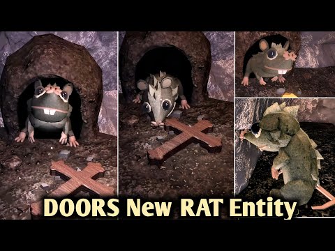 Roblox DOORS : New ENTITY RAT | Doors The Content Update New Entities