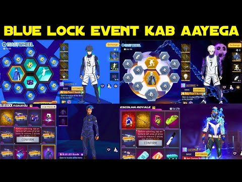 BLUE LOCK EVENT KAB AAYEGA FREE FIRE MEIN NEGI BUNDLE KAB AAEGA ISAGI WHEEL TEAM Z BUNDLE REWARDS FF