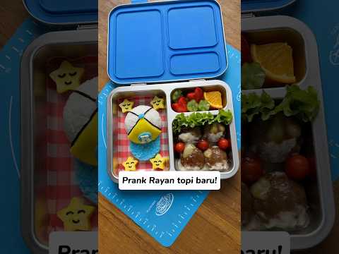 Prank Rayan topi baru! #idebekalanak #bekalanaksehat #lunchbox #bentobox #bekallucu