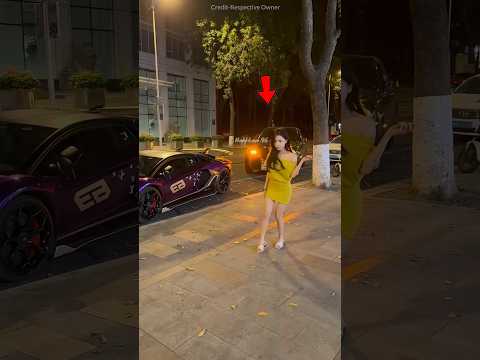 🤡🥰Rich boy shows off car gets humbled by girl! #trending #trending #viralvideo