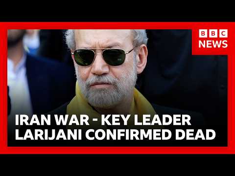 YouTube video thumbnail: Iran Confirms key Regime Leader Ali Larijani Killed in Israeli Airstrike