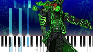 Through Patches of Violet (Hacklord 1x1x1x1 LMS) - FORSAKEN OST (Piano Tutorial)