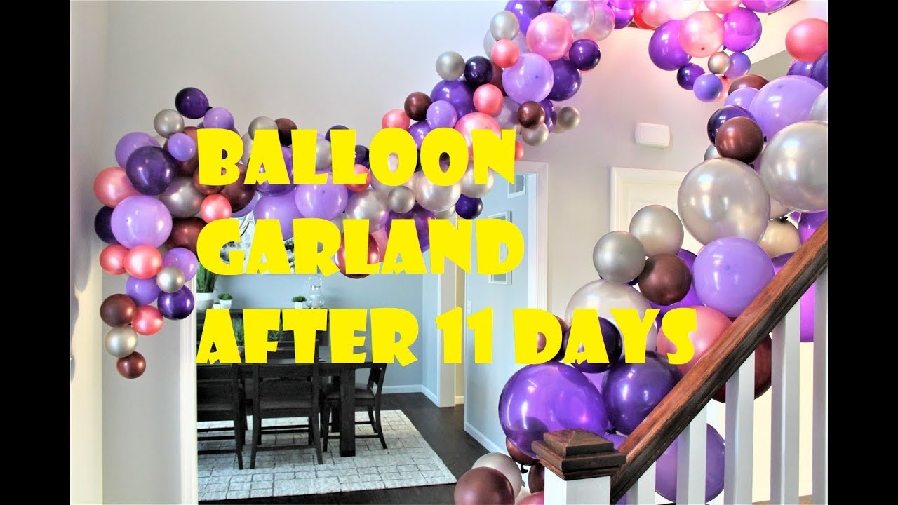 How Long Does A Balloon Arch Last