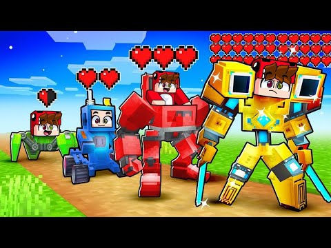 Evolucionando Como SUPER ROBOT en Minecraft 🤖🤯 Raptorgamer