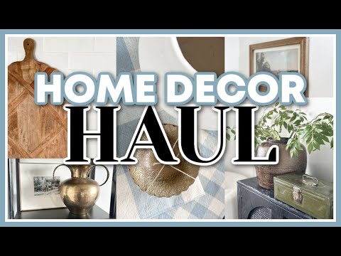 *NEW* HOME DECOR HAUL 2025 | AMAZON, MAGNOLIA, MCGEE + CO, + VINTAGE FINDS!