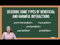 Ecological Interactions and Relationships