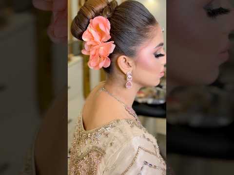 Glamorous Hairstyle Walima Bride