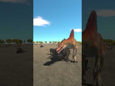 Spinosaurus Roars at the Buffalo