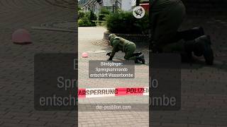 Blindgänger: Sprengkommando entschärft Wasserbombe