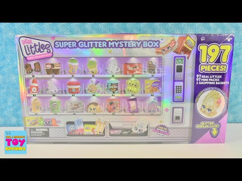 Shopkins Real Littles Super Glitter Mystery Box Unboxing Opening | PSToyReviews