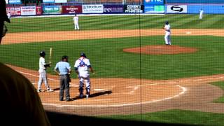 Hansel Robles Pitches Against Michigan At Mets Spring Training