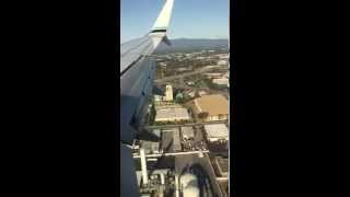 Alaska Airlines Landing at San Jose