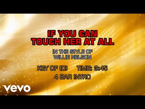 Willie Nelson – If You Can Touch Her At All (Karaoke)