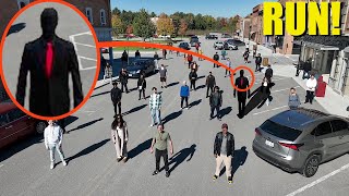 if you ever see this figure blending into the crowd... you need to RUN as fast as possible (Danger)