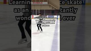 Learning how to ice skate as an adult is CHALLENGING but enjoy every moment!⛸️#shorts #motivation