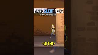 peek fast while being silent #valorant #valorantclips #gameplay