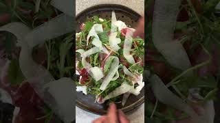 Honigmelonen mit Schinken auf Burrata🤤