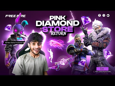 PINK DIAMOND STORE RETURN 💎 Free Fire MaX