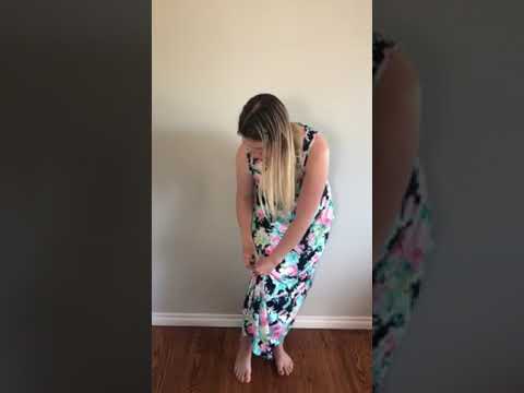 Maxi Dress Knot Tying Tutorial