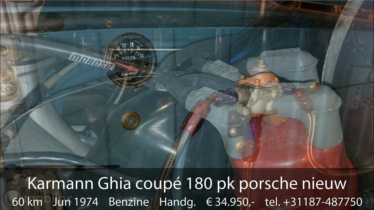 Video preview of Volkswagen Karmann Ghia 1600 (1974)