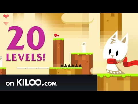 We made it to level 17 | Snowy Kitty Adventure on Kiloo.com