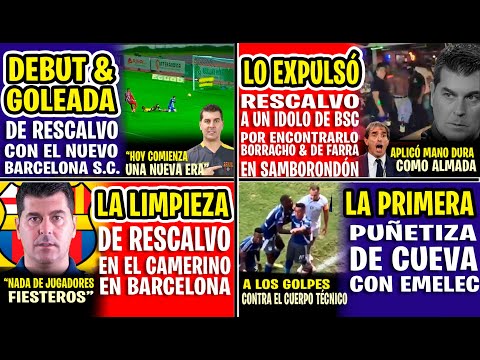 "MANO DURA A LO ALMADA" LO EXPULSÓ RESCALVO A UN ÍDOLO DE BSC POR ENCONTRARLO DE FARRA N SAMBORONDÓN