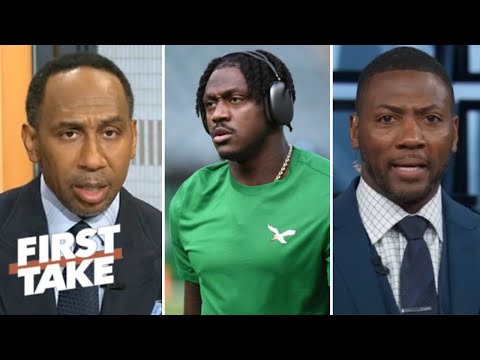 FIRST TAKE | Stephen A. GOES CRAZY AJ Brown let 'frustrations boil over' but still wants help Eagles
