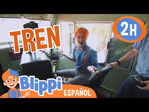 Explorando un tren con Blippi 🚂 Blippi Español | Videos educativos para niños | Aprende y Juega