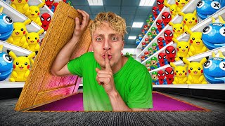 Je Construis une Pièce Secrète dans un Magasin de Jouet !