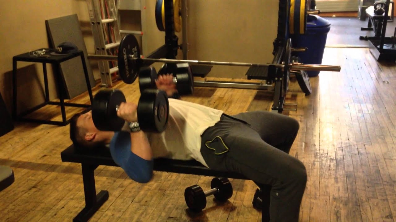 Neutral Grip Dumbbell Bench Press
